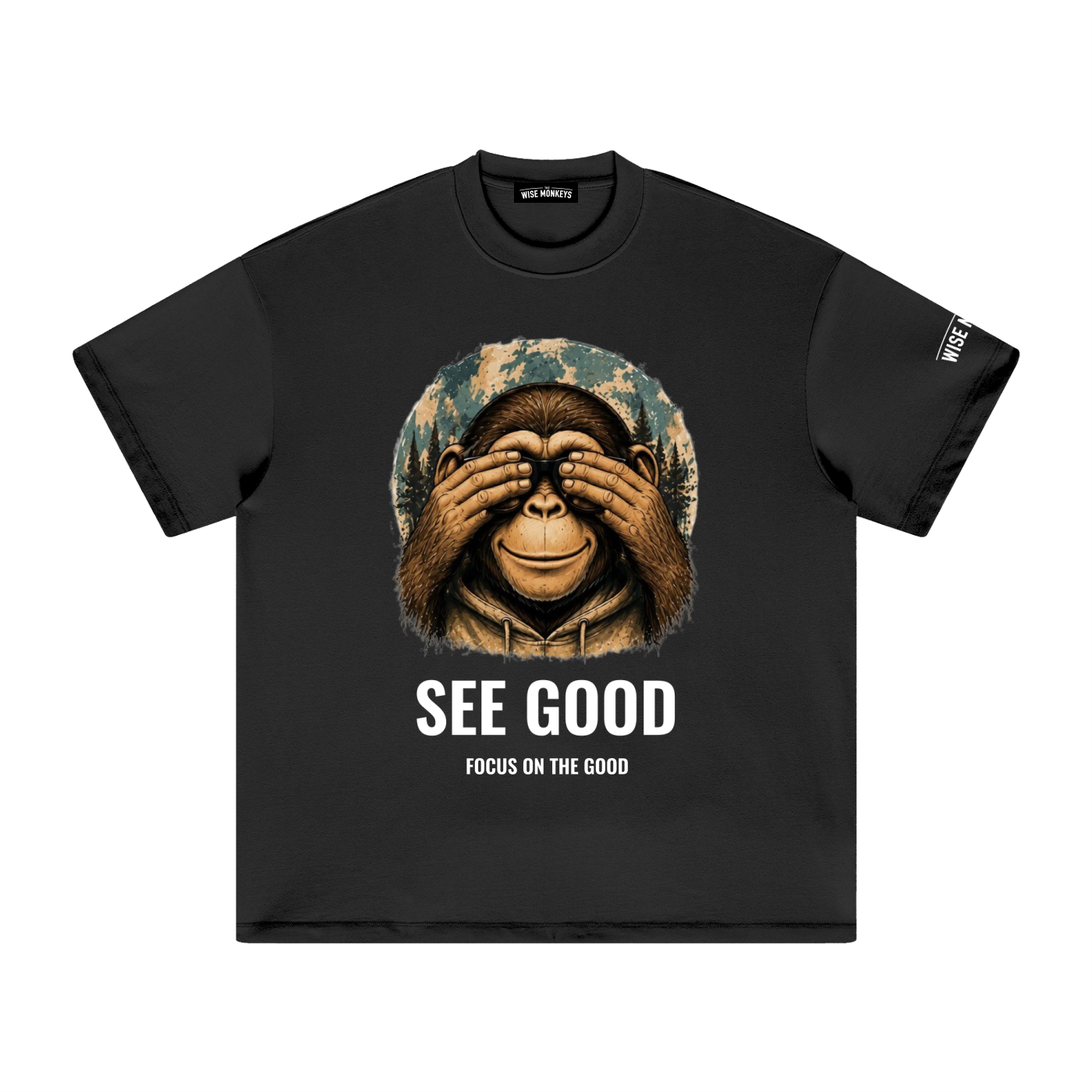 SEE GOOD Black T-Shirt
