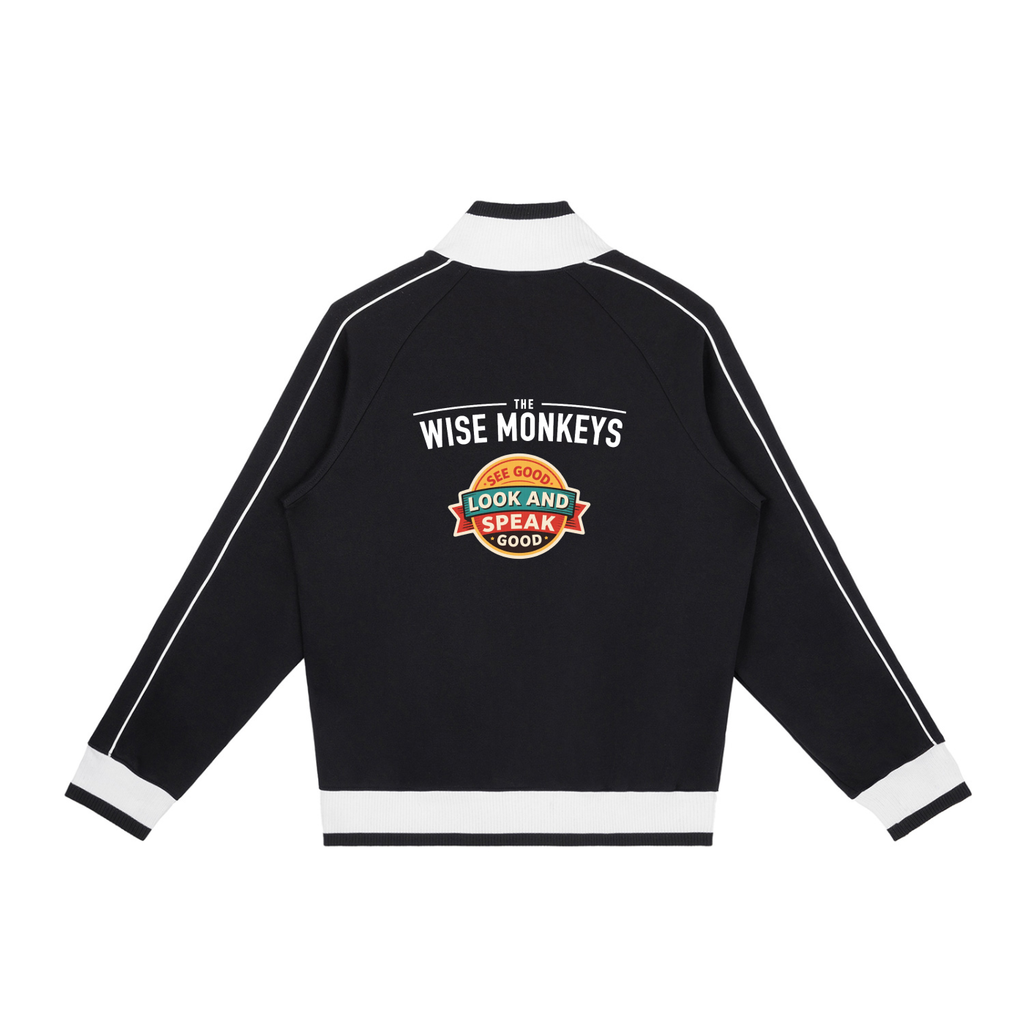 The Wise Monkeys Zip Track Hoodies
