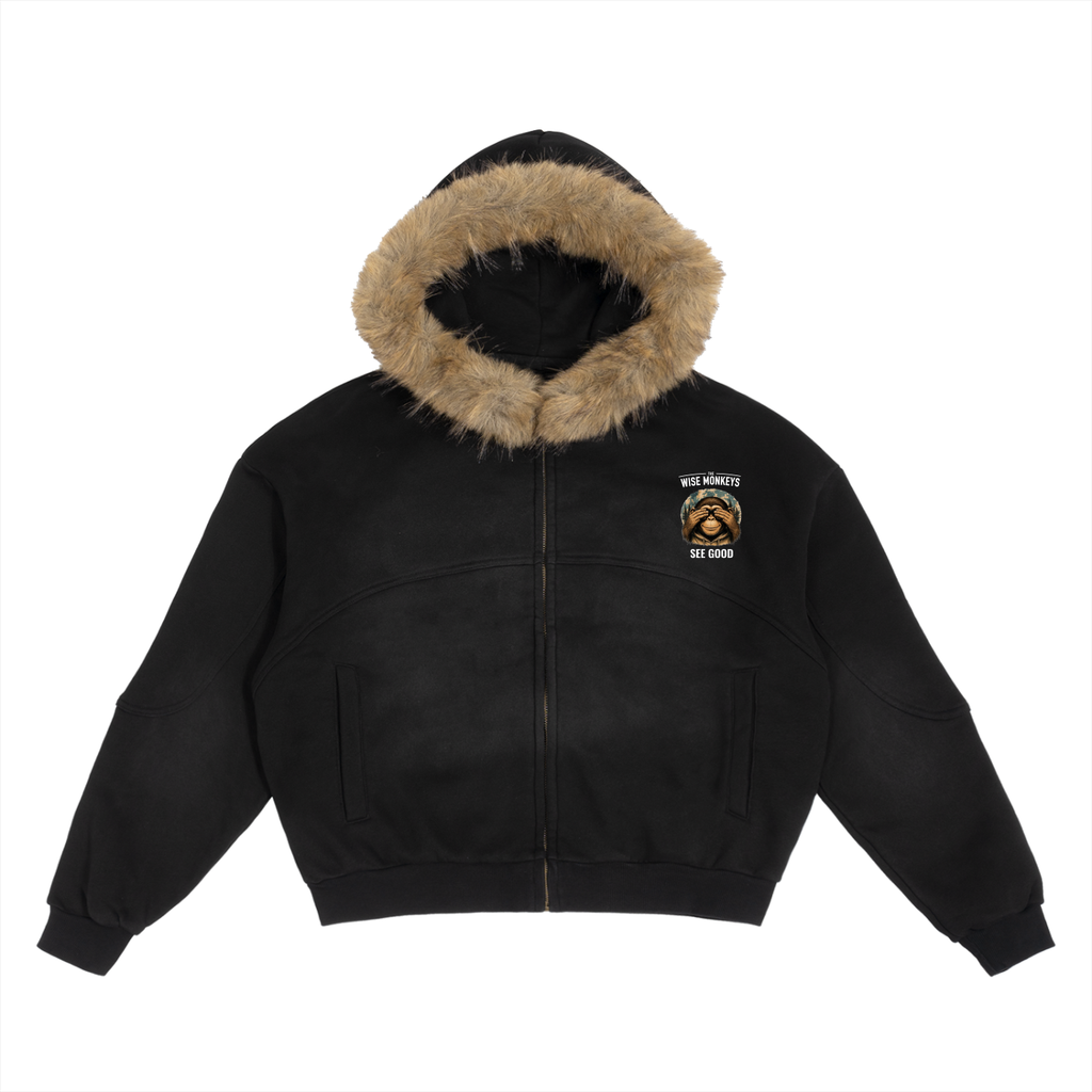 The Wise Monkeys See Good Heritage Hoodie
